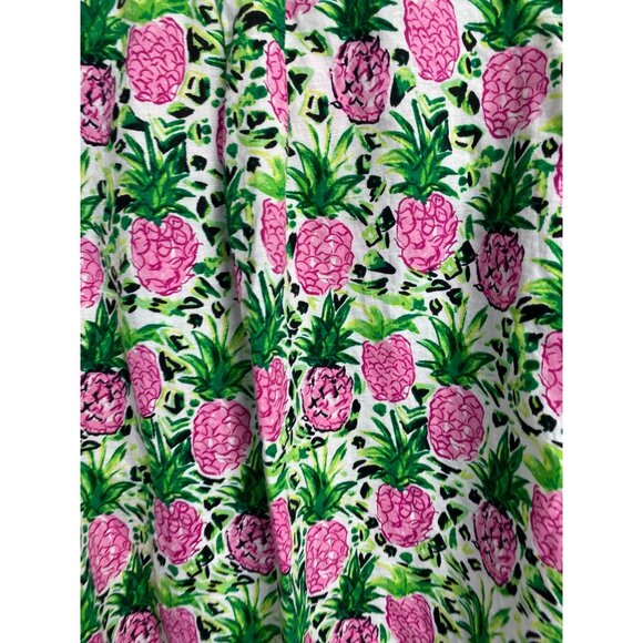 Charter Club Womens Linen blend Floral Long Sleeve Button up Shirt size Large - Picture 10 of 15